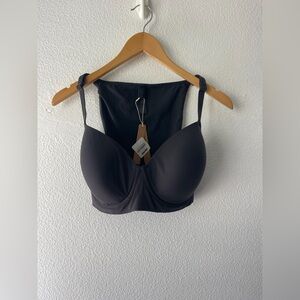 Skims NWT Fits Everybody Full Coverage Back Smoother Bra 32DDD Black Onyx